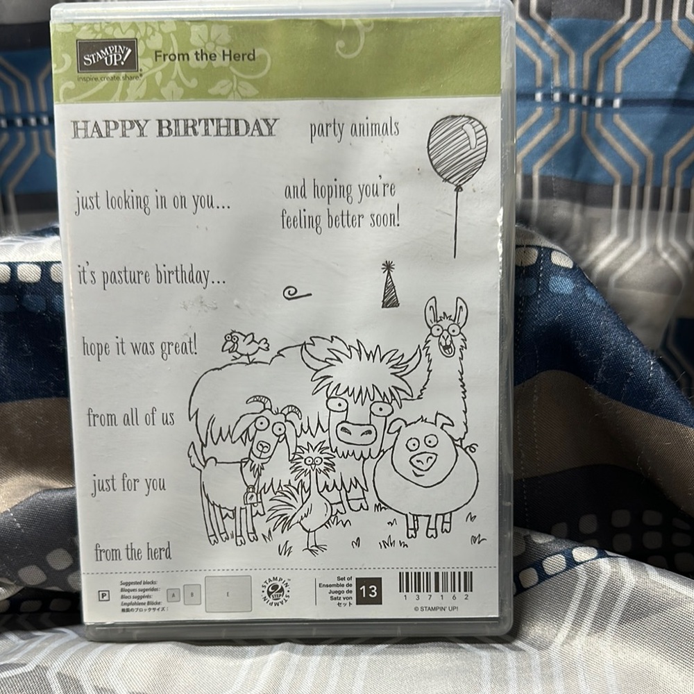 Stampin' Up! Black Card Making Invitations Set